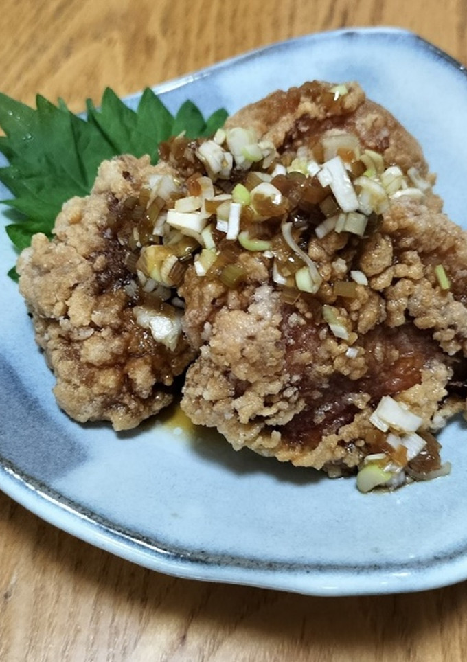 ねぎだくジューシー唐揚げ【柏市学校給食】-レシピのメイン写真