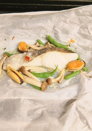 鱈とムール貝の味付け要らずのレンジ蒸し-レシピのメイン写真