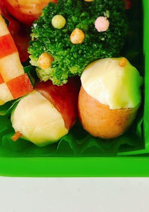 お弁当に！ウインナーチーズどんぐり-レシピのメイン写真