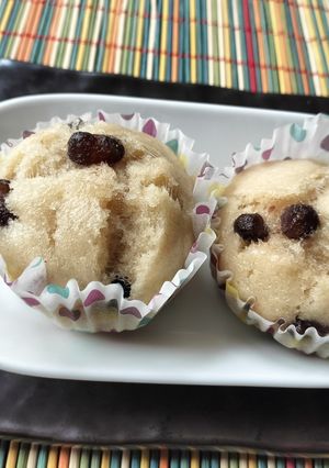 甘納豆の米粉蒸しパン♪-レシピのメイン写真