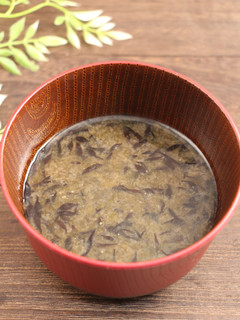 痛風対策!ひじきと海苔のお味噌汁-レシピのメイン写真