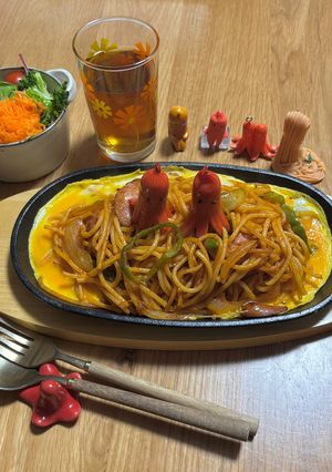 鉄板ナポリタン-レシピのメイン写真