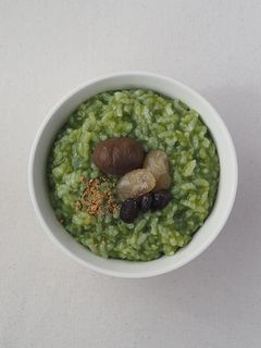 おかゆメーカーで簡単調理!抹茶粥-レシピのメイン写真