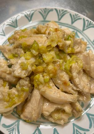 ヤゲン軟骨のガリねぎ塩焼き。-レシピのメイン写真