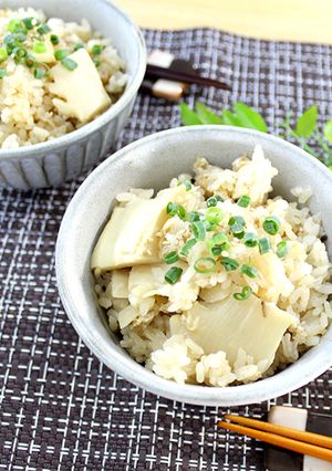 材料入れて炊くだけ！たけのこご飯☆-レシピのメイン写真