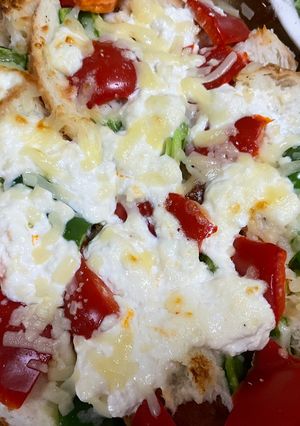残ったミートソースでパングラタン-レシピのメイン写真