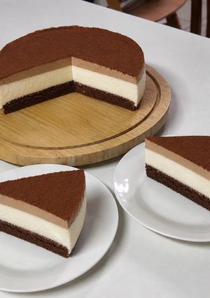 チョコレアチーズケーキ-レシピのメイン写真