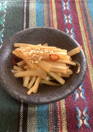 ♡麺つゆで簡単♡大根の皮のきんぴら-レシピのメイン写真