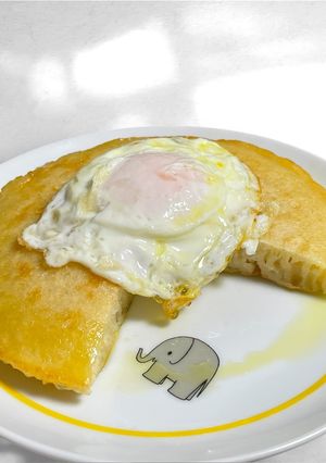 ふわもちシンプルパンケーキ-レシピのメイン写真