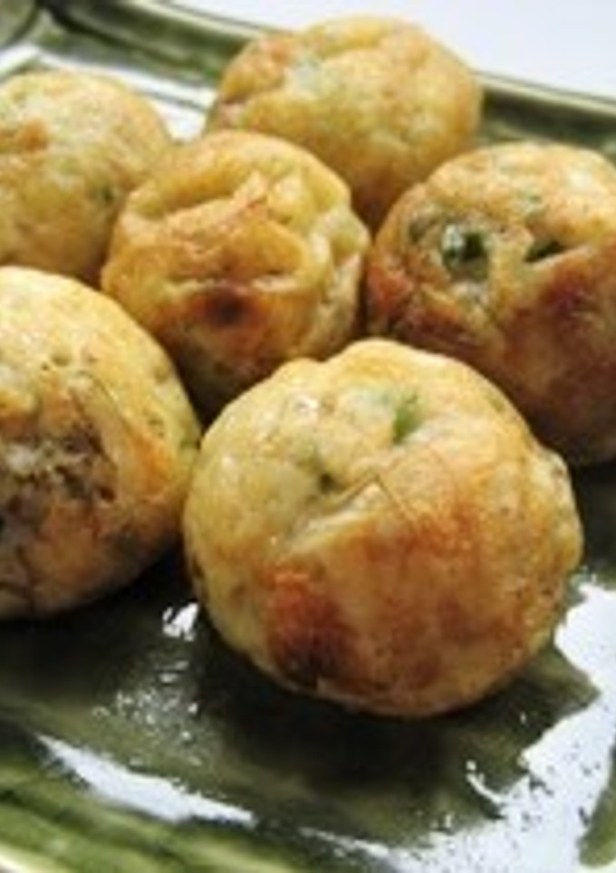 納豆昆布とチーズのまんまる焼き-レシピのメイン写真