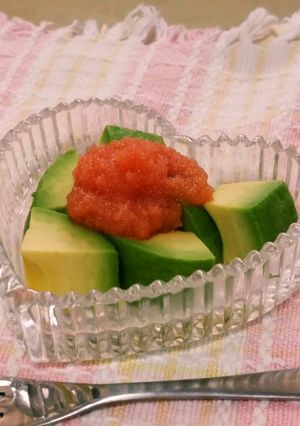 アボカドのたらこソースのせ-レシピのメイン写真