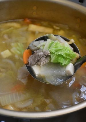 白菜入り具だくさん豚汁 JAにいがた南蒲-レシピのメイン写真