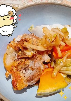 チキンと冬野菜の蒸し焼き-レシピのメイン写真