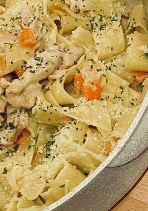 レモン風味の簡単チキンパスタ-レシピのメイン写真