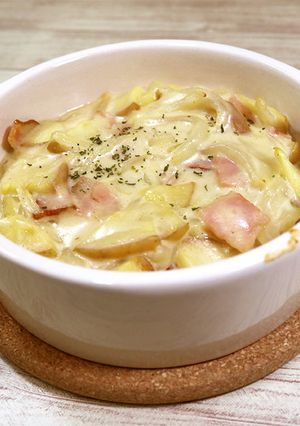 ヘルシー！りんごチーズグラタン-レシピのメイン写真
