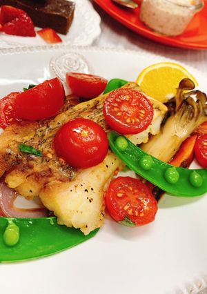 白身魚のロースト　ケッカソース-レシピのメイン写真