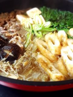 すき焼き風鍋で、きりたんぽ〜♫-レシピのメイン写真