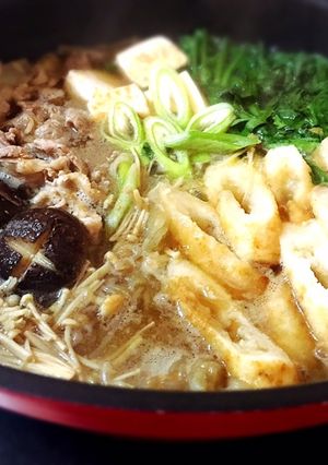 すき焼き風鍋で、きりたんぽ〜♫-レシピのメイン写真