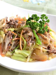 野菜たっぷり、簡単チャプチェ風♪-レシピのメイン写真