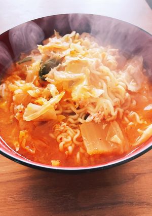 サリ麺☆簡単キムチラーメン-レシピのメイン写真