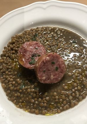コテキーノとレンズ豆-レシピのメイン写真