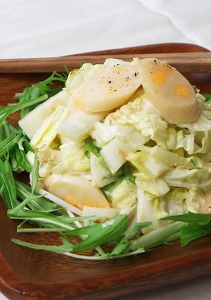 白菜大量消費！チーかまの簡単マヨサラダ-レシピのメイン写真