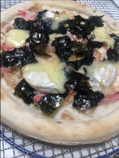 カニ(カマ)マヨで簡単和風ピザ-レシピのメイン写真