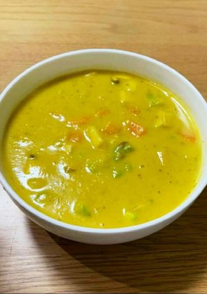 【朝ごはん】食べるかぼちゃのスープ-レシピのメイン写真