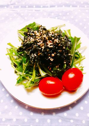 ♪水菜サラダ♪-レシピのメイン写真