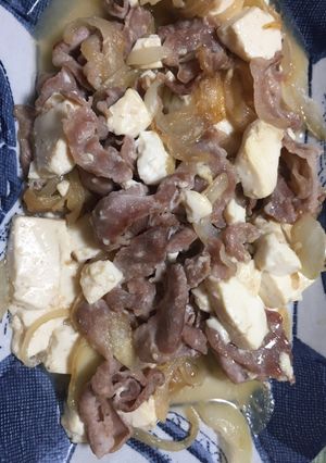簡単肉どうふ塩麹炒め-レシピのメイン写真