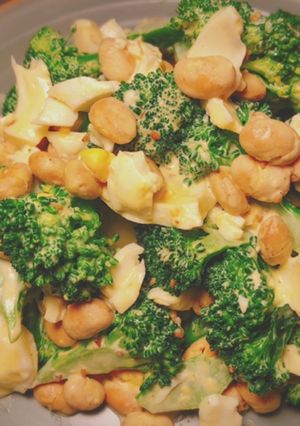ブロッコリーと炒り大豆のタマゴサラダ♪-レシピのメイン写真