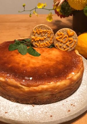 ゆずのベイクドチーズケーキ-レシピのメイン写真