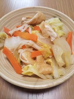 白菜と油揚げの煮物-レシピのメイン写真