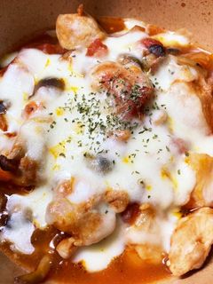 鶏肉のトマト煮込み-レシピのメイン写真