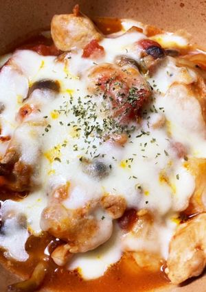 鶏肉のトマト煮込み-レシピのメイン写真