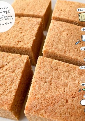 【糖質制限】おからパウダー で蒸しケーキ-レシピのメイン写真