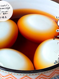 めんつゆで半熟味玉-レシピのメイン写真