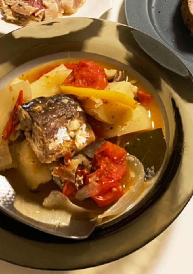 鯖缶とトマトのイタリア風煮込み-レシピのメイン写真