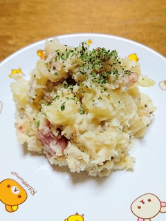 アンチョビとオリーブのポテトサラダ♪-レシピのメイン写真