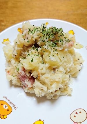 アンチョビとオリーブのポテトサラダ♪-レシピのメイン写真