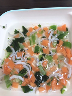離乳食完了期 オクラとしらすの出汁煮-レシピのメイン写真