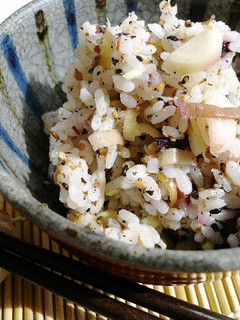 簡単朝食!梅みょうがゴハン-レシピのメイン写真