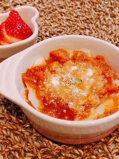 離乳食後期〜 餃子の皮でラザニア風-レシピのメイン写真