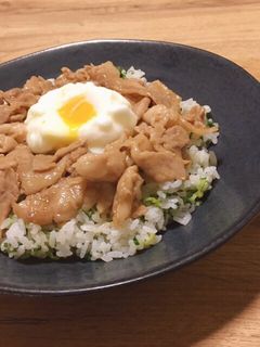 豚の甘辛炒めのせねぎガーリックライス-レシピのメイン写真