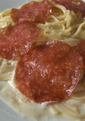 10分で完成！生ハムのクリームパスタ-レシピのメイン写真