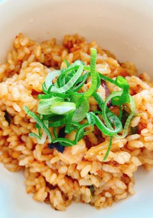 キムチ大量消費タコとキムチの炊き込みご飯-レシピのメイン写真