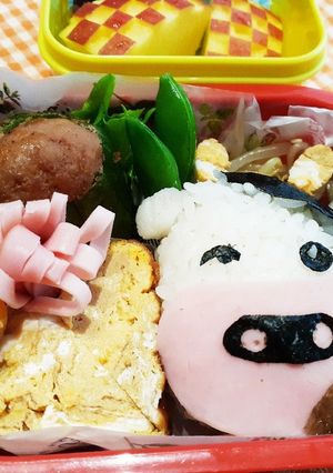 丑年　幼児お弁当-レシピのメイン写真