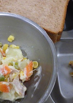 オリビエサラダ　河内長野市学校給食-レシピのメイン写真