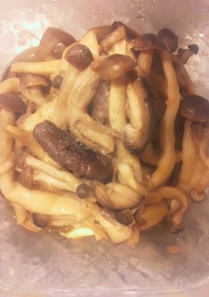 きのこをデミグラスソースの味付けで-レシピのメイン写真