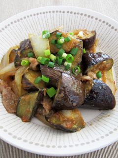茄子と豚バラ肉のみそわさび炒め-レシピのメイン写真